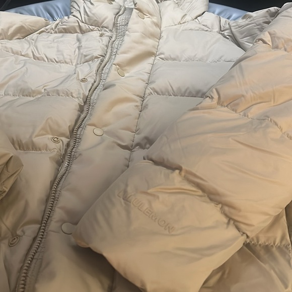 Lululemon Wunder puff jacket trench men’s large tan beige - Picture 10 of 11